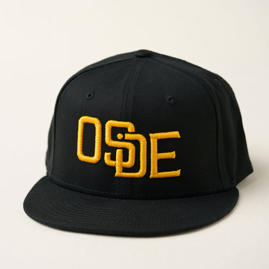 Black and Gold Snapback