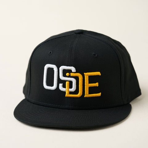Black, White and Gold Snapback