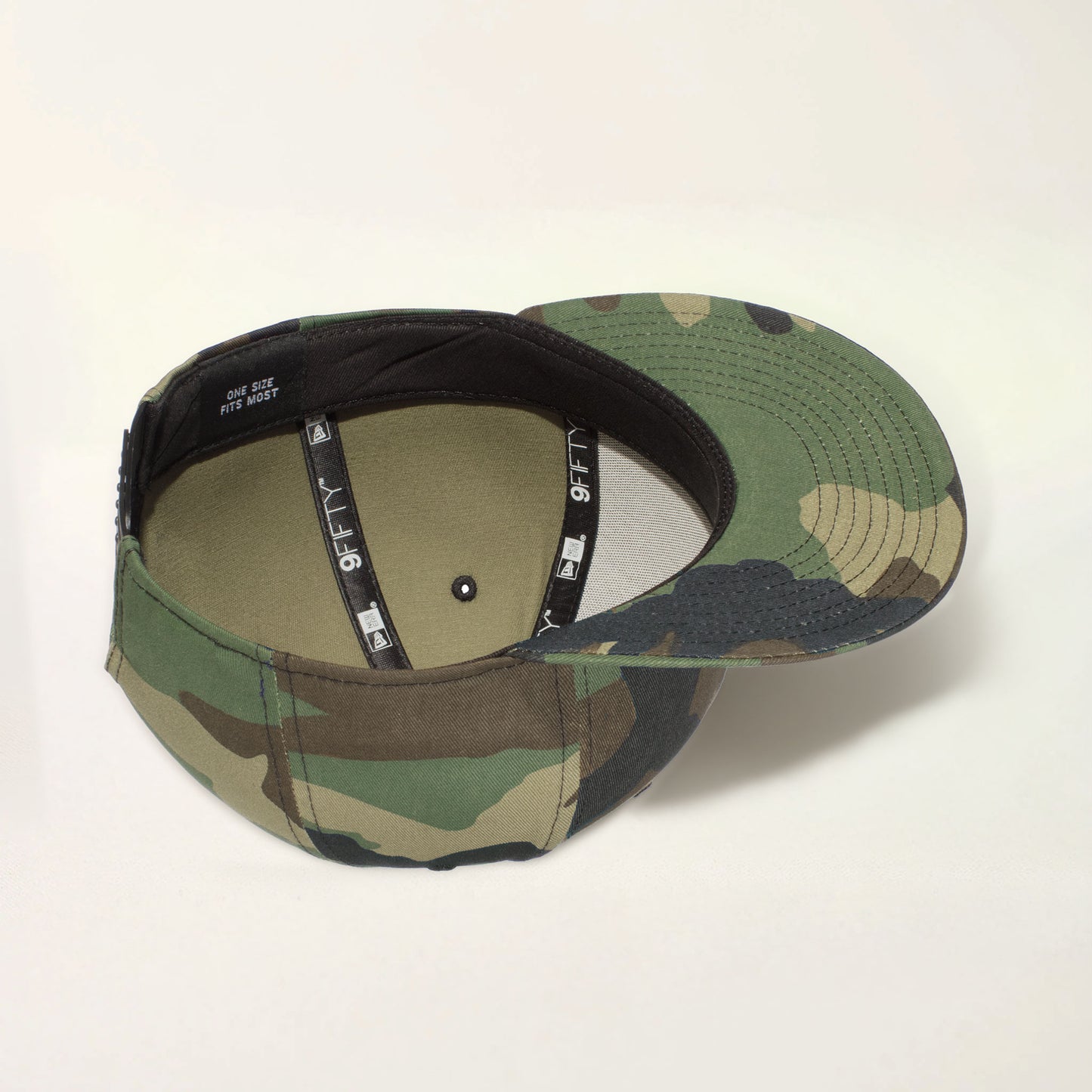 Camo and White Snapback
