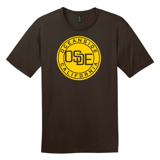 Express T-Shirt - Espresso and Gold