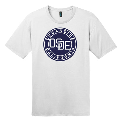 Express T-Shirt - White and Navy Blue