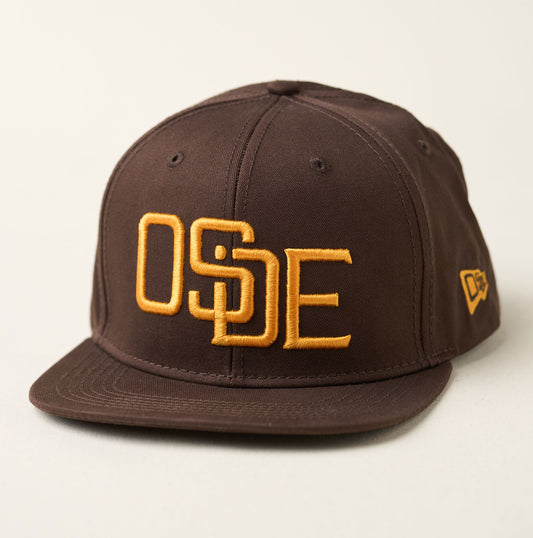 Brown and Gold Oside Icon Snapback