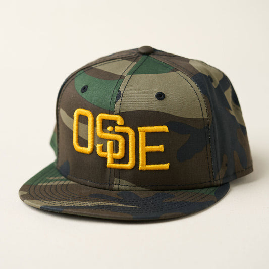 Camo and Gold Snapback