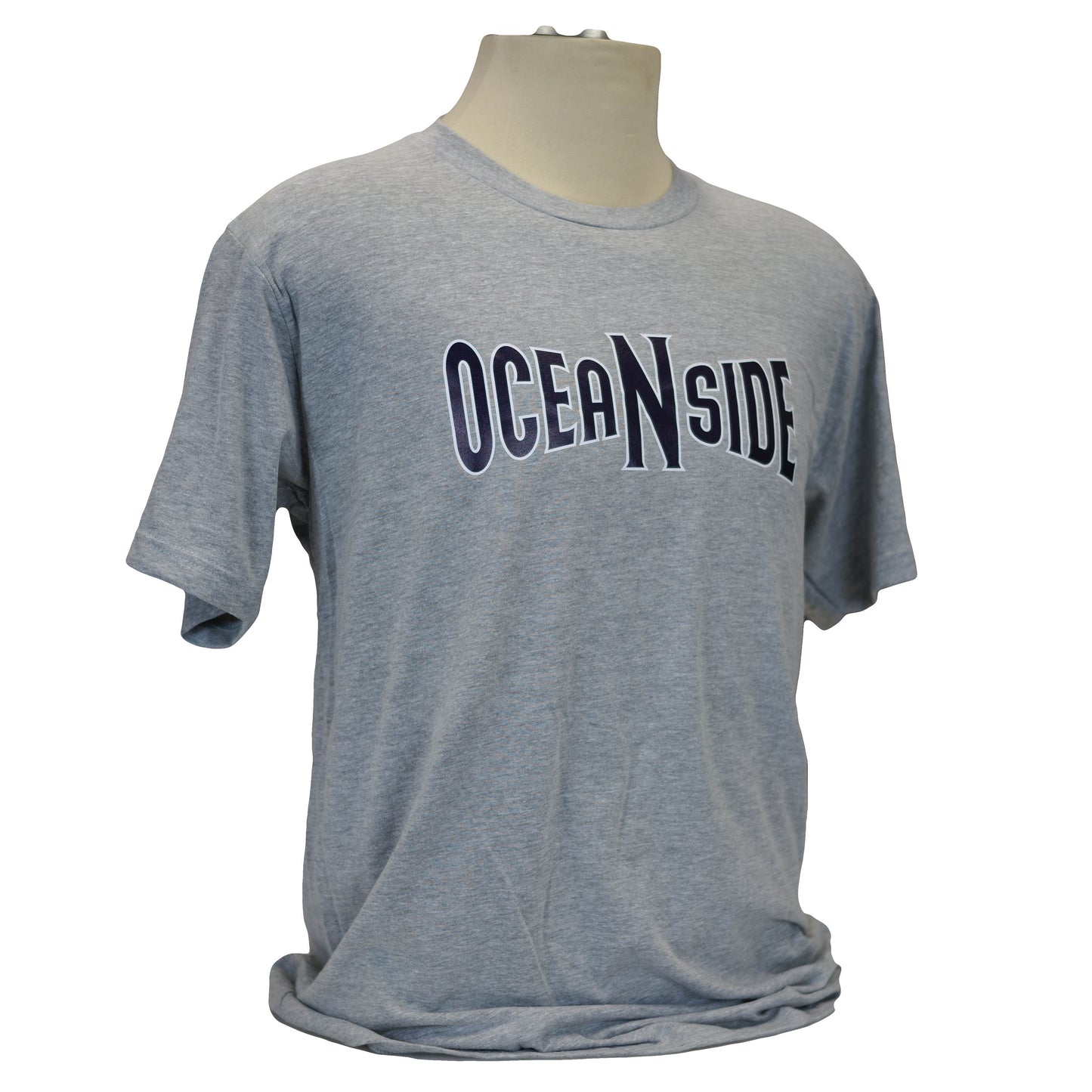 Local T-Shirt - Heather Grey, Navy Blue and White