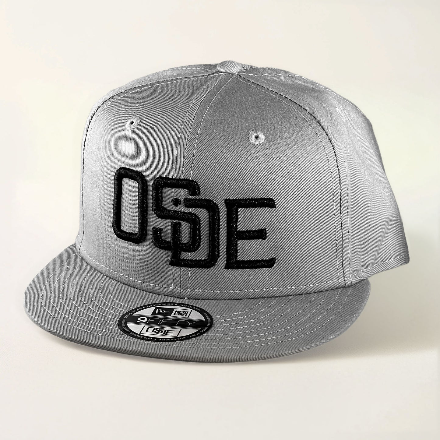 Light Gray and Black Snapback