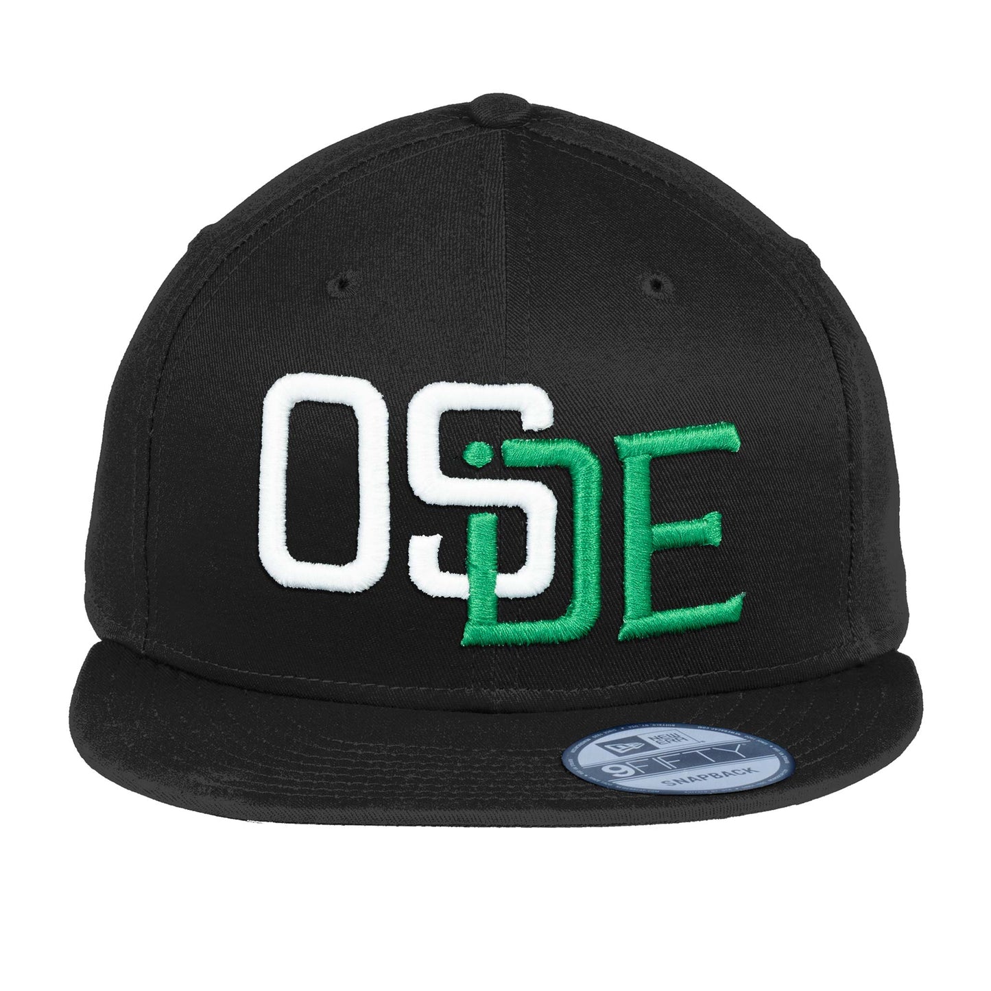 Oside SD New Era® Snapback Cap - Black, White and Green