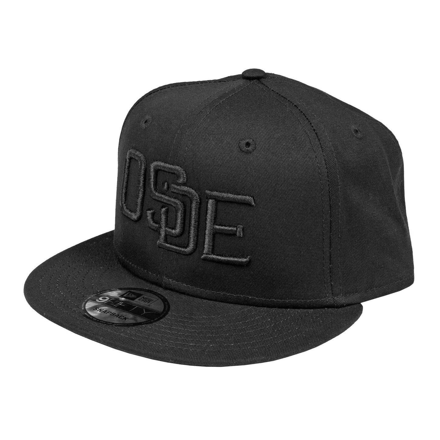 Oside SD New Era® Snapback Cap - Black on Black