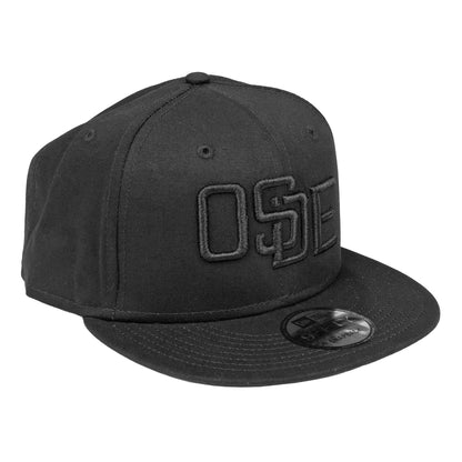 Oside SD New Era® Snapback Cap - Black on Black