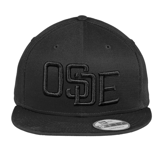 Oside SD New Era® Snapback Cap - Black on Black