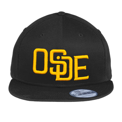 Oside SD New Era® Snapback Cap - Black and Gold