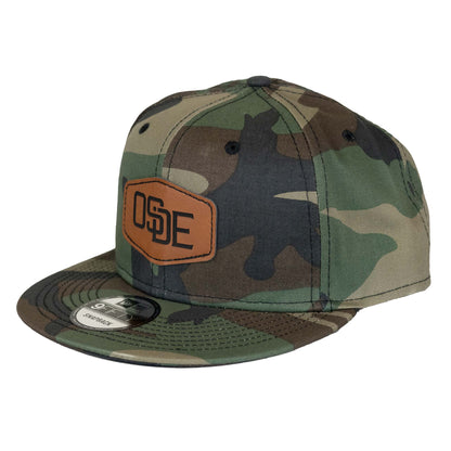 Oside OG Camo New Era® Hat - Leatherette Hexagon Patch