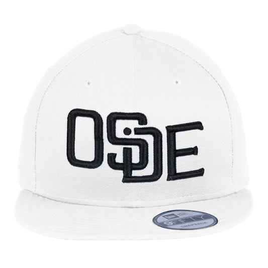 Oside SD New Era® Snapback Cap - White and Black