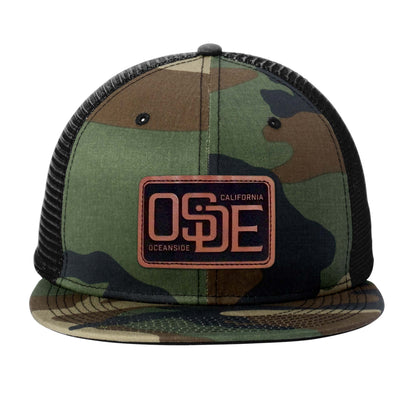 Oside OG Camo Hat - Leatherette Patch