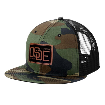 Oside OG Camo Hat - Leatherette Patch