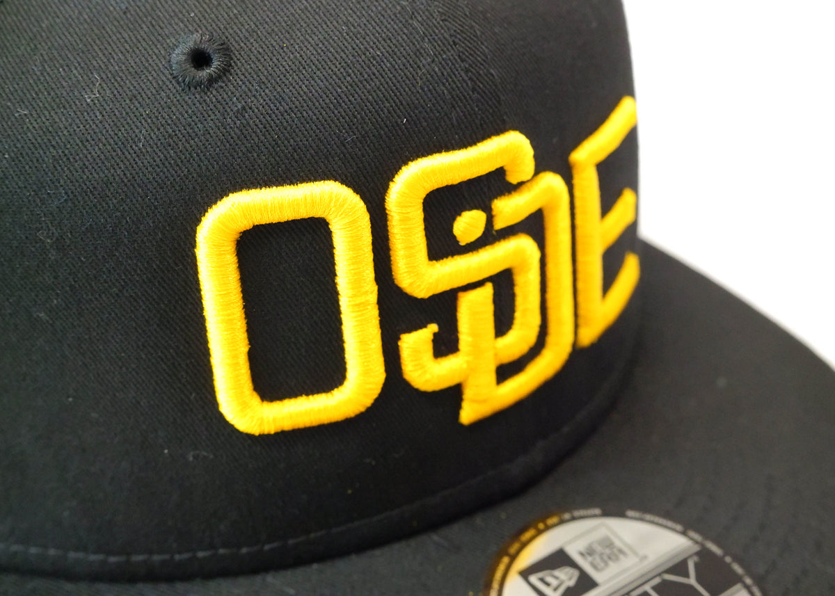 Oside SD New Era® Snapback Cap - Black and Gold