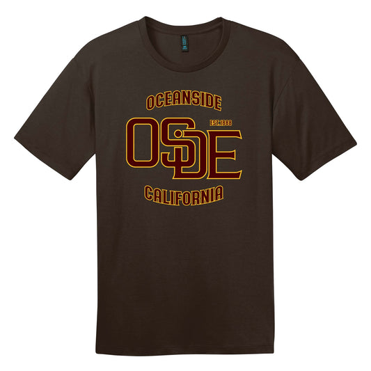 Original Brand T-Shirt - Espresso, Brown and Gold