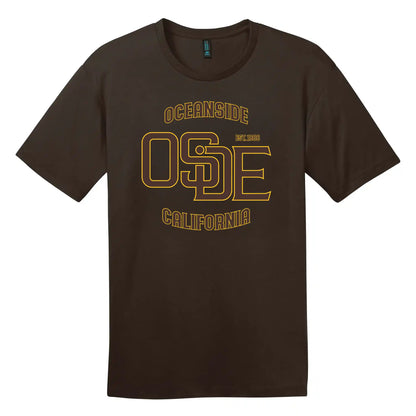 Original Brand T-Shirt - Espresso, Brown and Gold