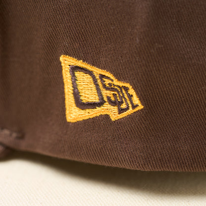 Brown and Gold Oside Icon Snapback