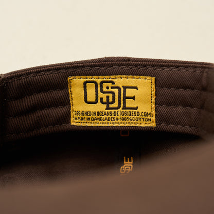 Brown and Gold Oside Icon Snapback