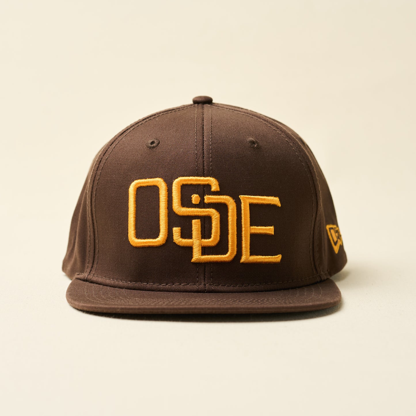 Brown and Gold Oside Icon Snapback