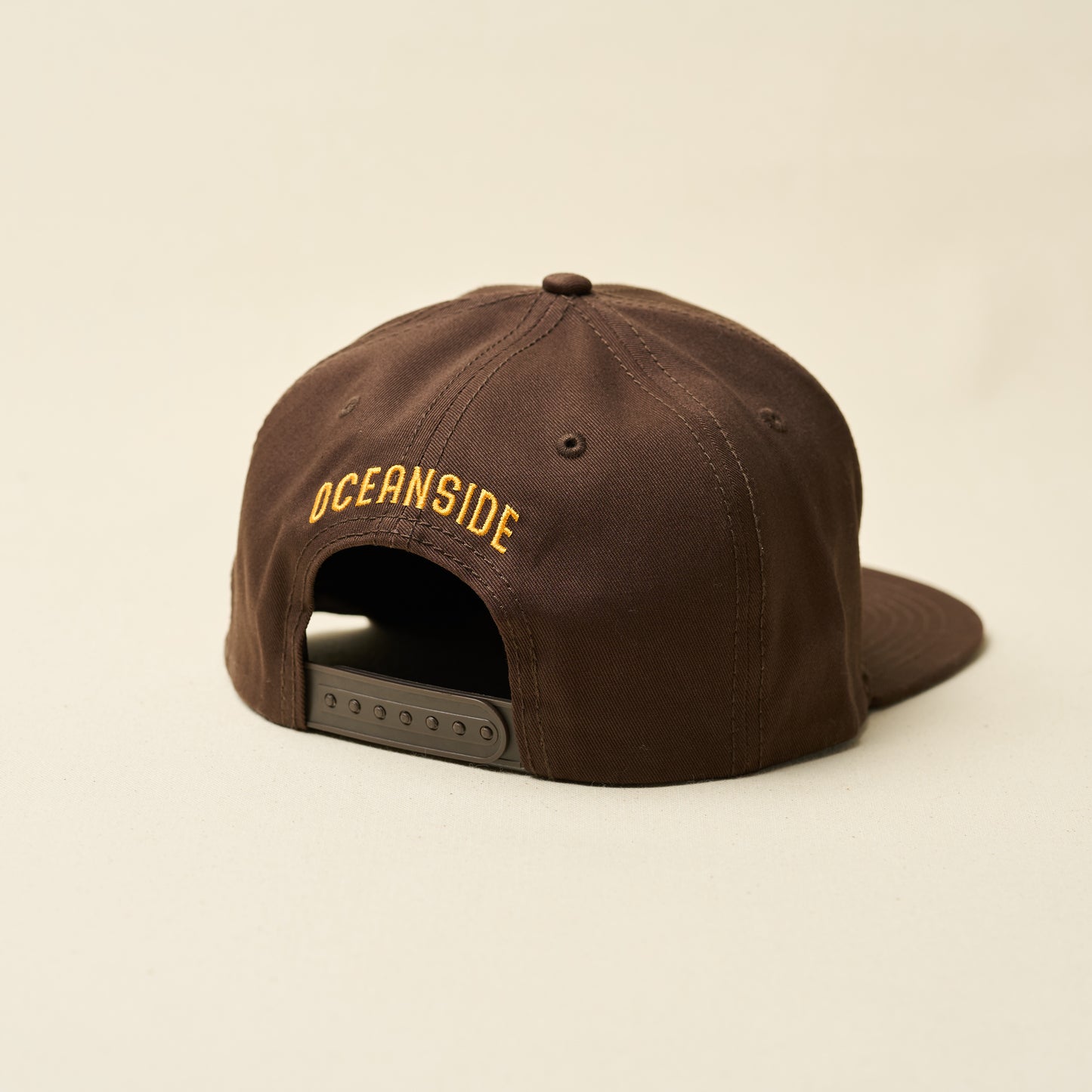 Brown and Gold Oside Icon Snapback