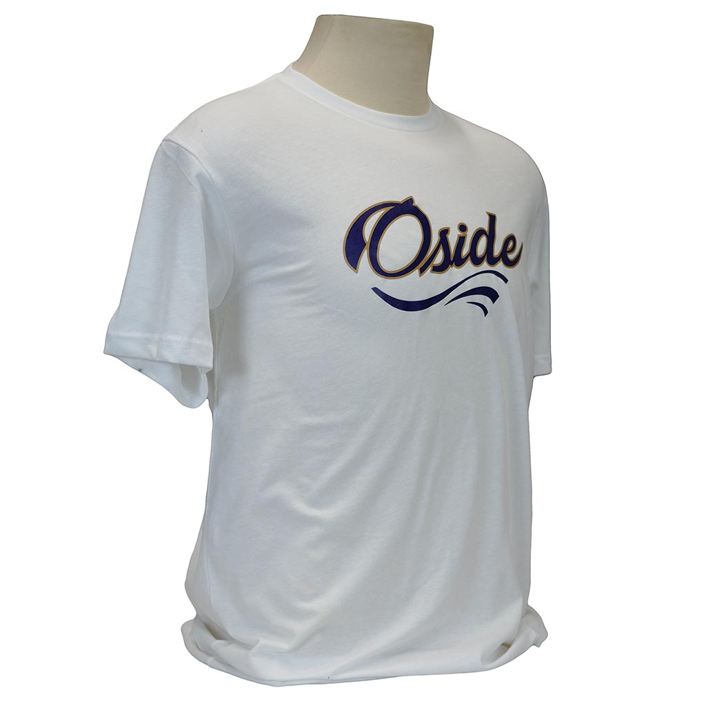 All City T-Shirt - White and Navy