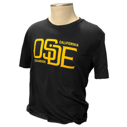 Classic Brand T-Shirt - Black and Gold