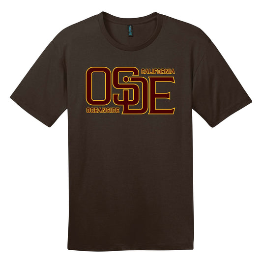 Classic Brand T-Shirt - Espresso, Brown and Gold