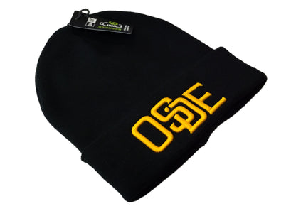 Oside SD New Era® Beanie - Black and Gold