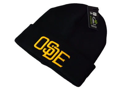 Oside SD New Era® Beanie - Black and Gold