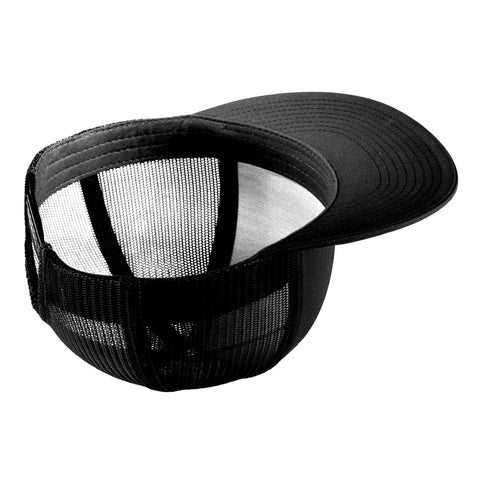Black, White and Gold Trucker