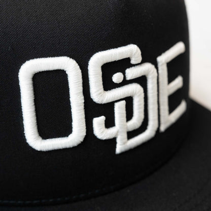 Oside SD Classic Trucker Hat - Black and White