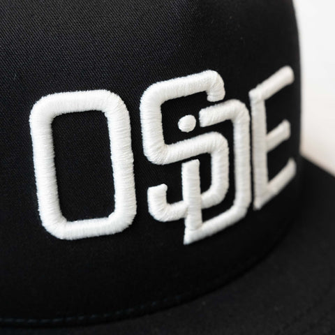 Black and White Trucker