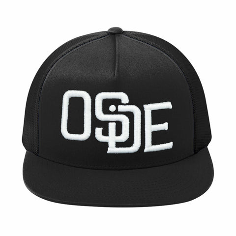 Black and White Trucker