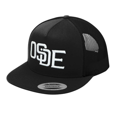 Black and White Trucker