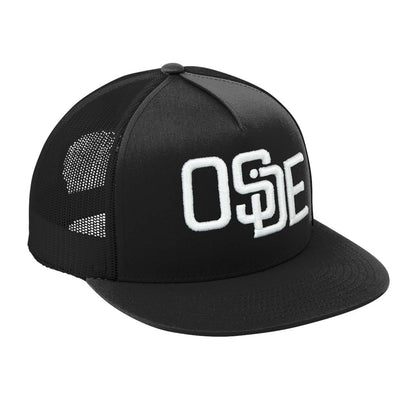 Oside SD Classic Trucker Hat - Black and White