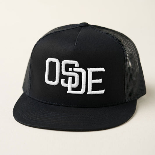 Black and White Trucker